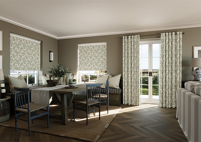 Land & Shore River (Blackout), Green - Roller Blind - Image 7